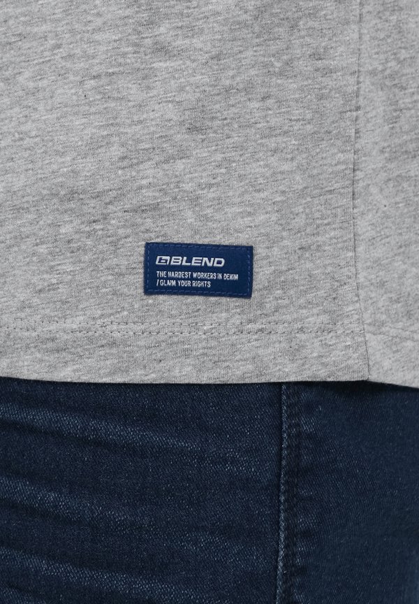 BHARTUR - Print T-shirt - stone mix2