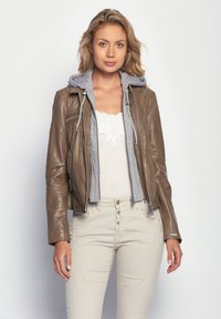 Maze MODERN MICO - Lederjacke - mud