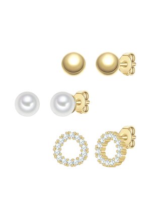 3ER SET  - Earrings - gelbgold