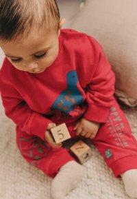 Next 2 PIECE SET REGULAR FIT - Nadrágok - red dino