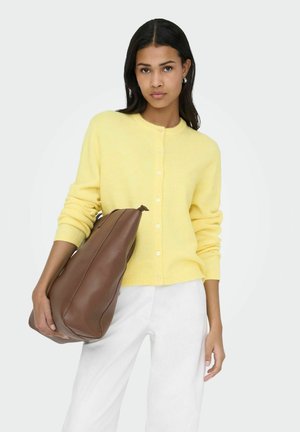 ONLSIMONI O-NECK - Cardigan - mellow yellow