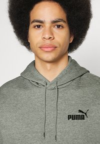 Puma TAPE HOODIE - Felpa - medium gray heather