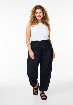 Zizzi HAREMS - Trousers - black