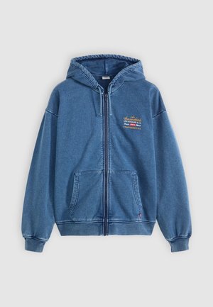Levi's® LOWELL FULL ZIP - Sweat zippé - authentic denim finish