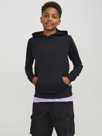 Jack & Jones Junior - JJEBASIC JR - Kapuzenpullover - black Thumbnail-Bild 1