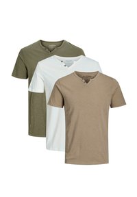 Unausgewählt, weiß beige grün
