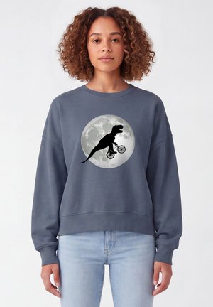 watapparel, FLYING TREX - Sweater - blue grey