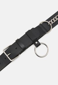 Urban Classics CHAIN IMITATION BELT UNISEX - Bälte - black/silver-coloured
