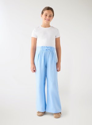 Terranova, PANTALONE LUNGO TINTA UNITA - Pantaloni - azzurro
