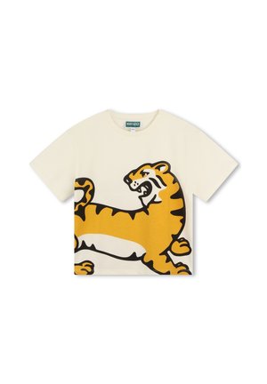 KENZO kids À MANCHES COURTES - T-shirt print - ivoire