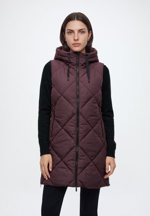 ONLY, ONLMAGGI HOOD WAISTCOAT CC OTW - Елек - fudge