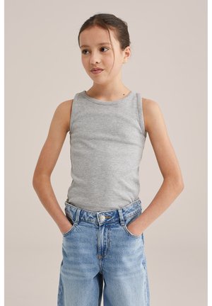 WE Fashion SINGLET VAN  - Top - blended light grey
