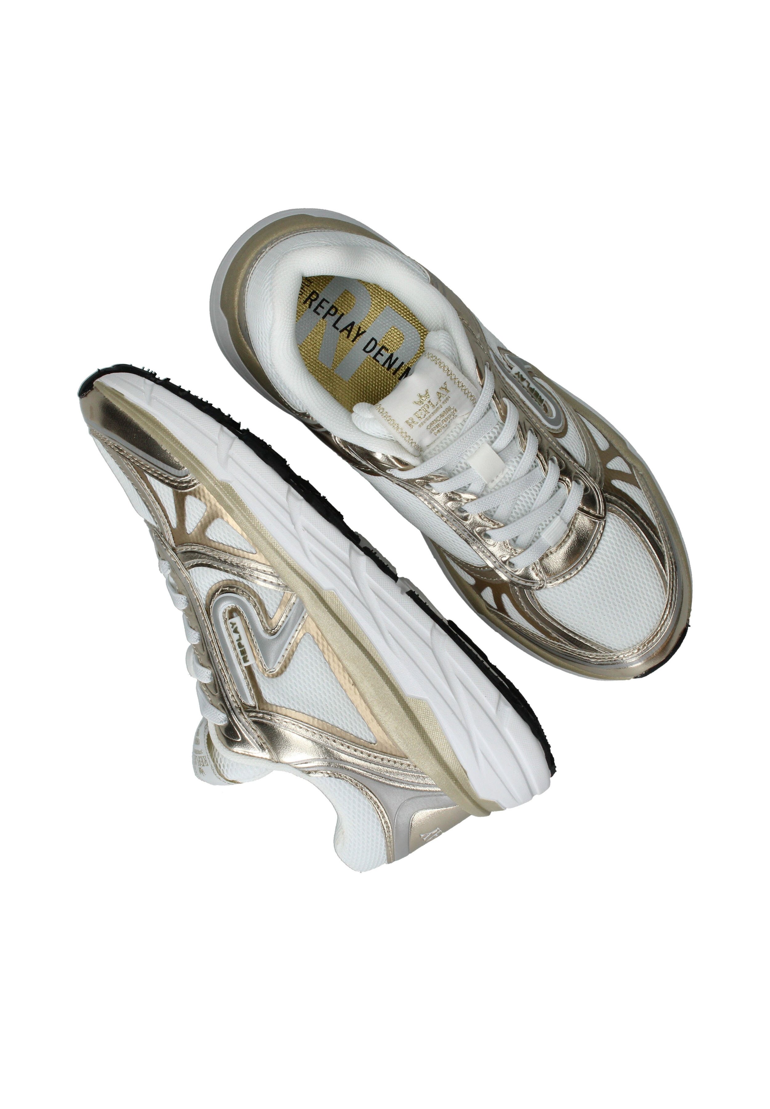 Replay Sneakers laag - gold-coloured/goudkleurig - Zalando.be