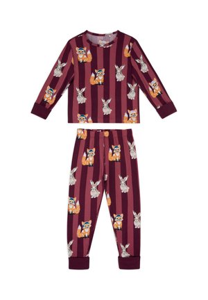 FOX HARE SET - Nattplagg set - bordeaux