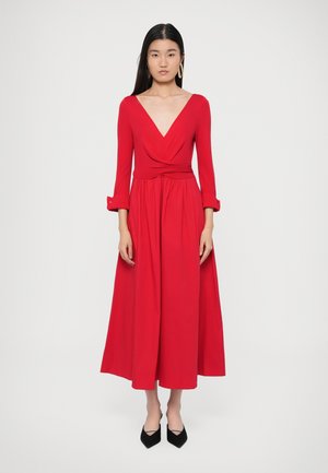 BALLERINA WRAP DRESS - Φόρεμα ημέρας - scarlet
