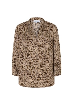 More & More, MORE & MORE FEMININE 3/4-ARM LEOPRINT-BLUSE - Bluse - animal dots print