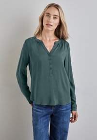 Street One BASIC IN UNIFARBE - Blouse - grün