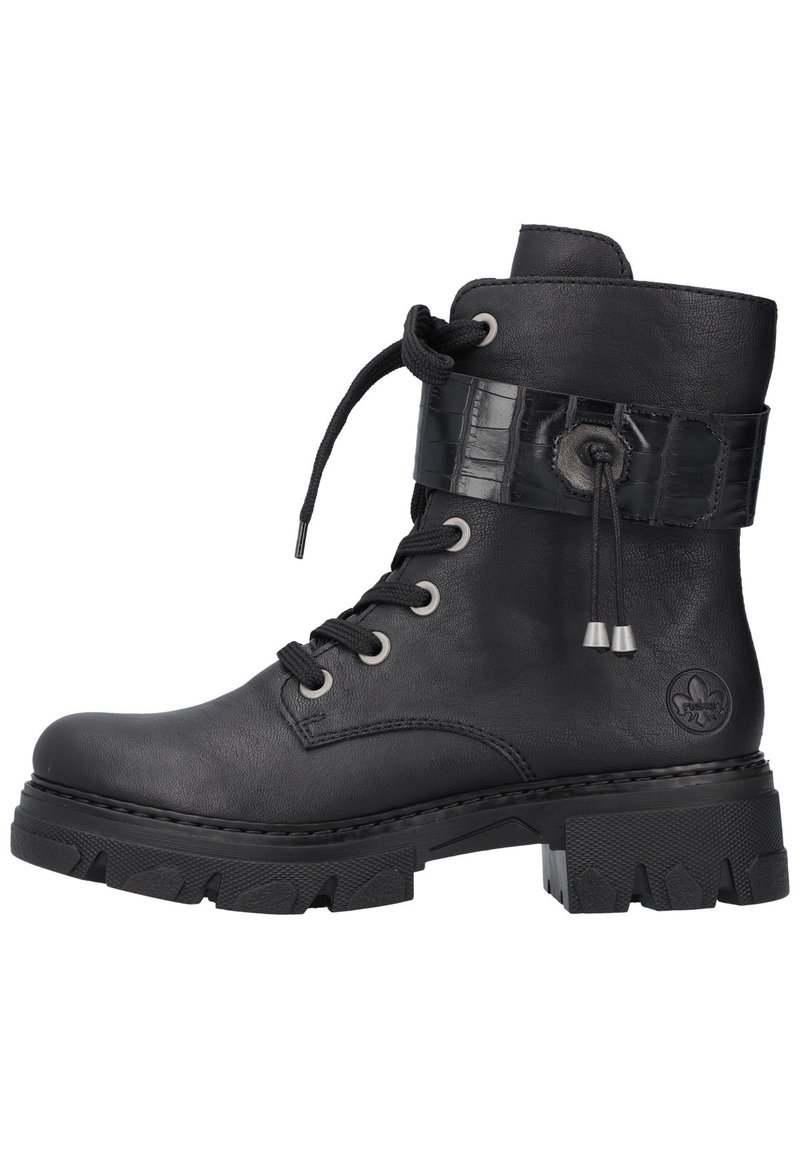 rieker black ankle boots