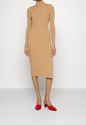Vestido de punto - light brown