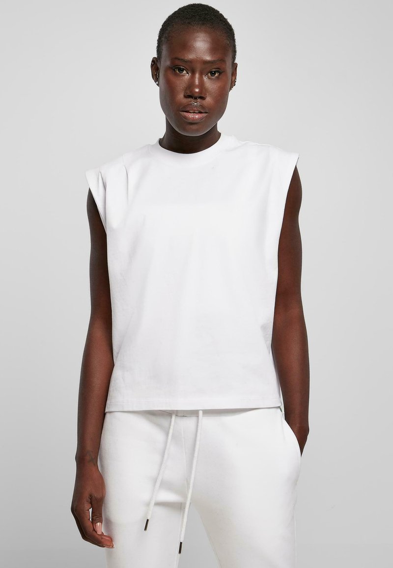 Urban Classics ORGNAIC HEAVY SHOULDER - Topper - white