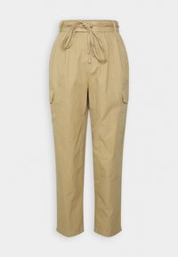 PLEATED PANT - Calças cargo - golden khaki