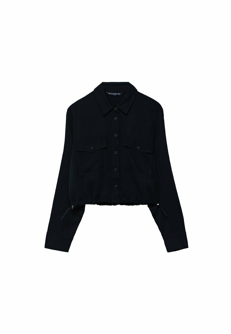 Stradivarius Overhemdblouse zwart