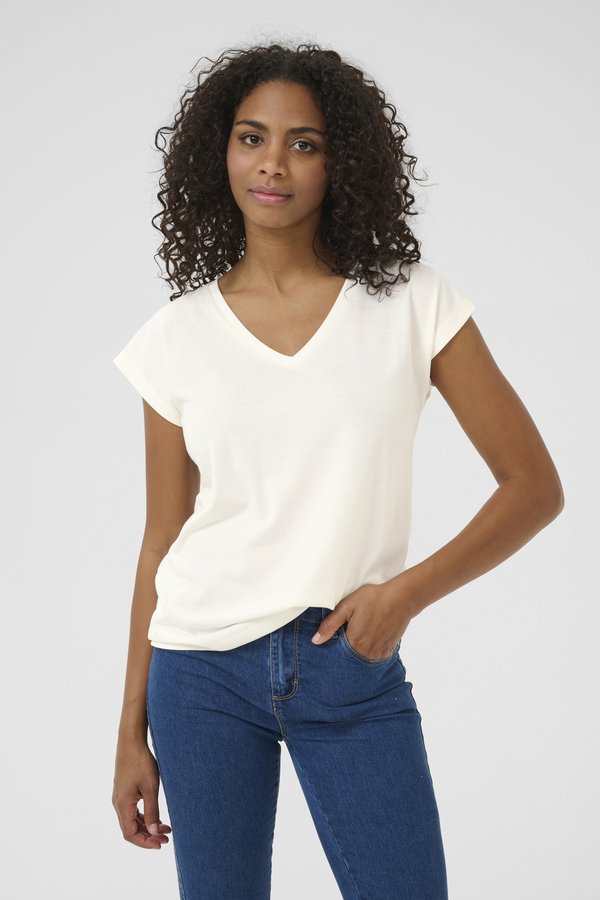KALISE - Basic T-shirt - chalk