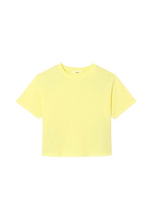 Promod, T-SHIRT BASIQUE COL ROND - T-shirt basique - jaune