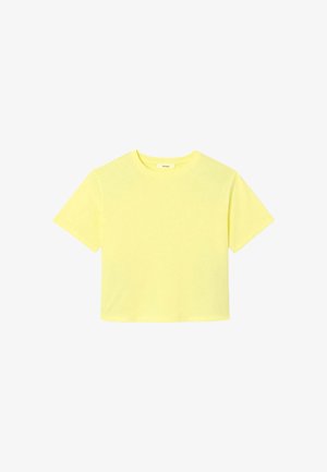 Promod, T-SHIRT BASIQUE COL ROND - T-shirt basique - jaune