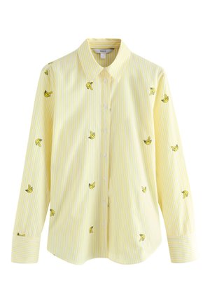 Next Košilová halenka  - yellow/white stripe banana
