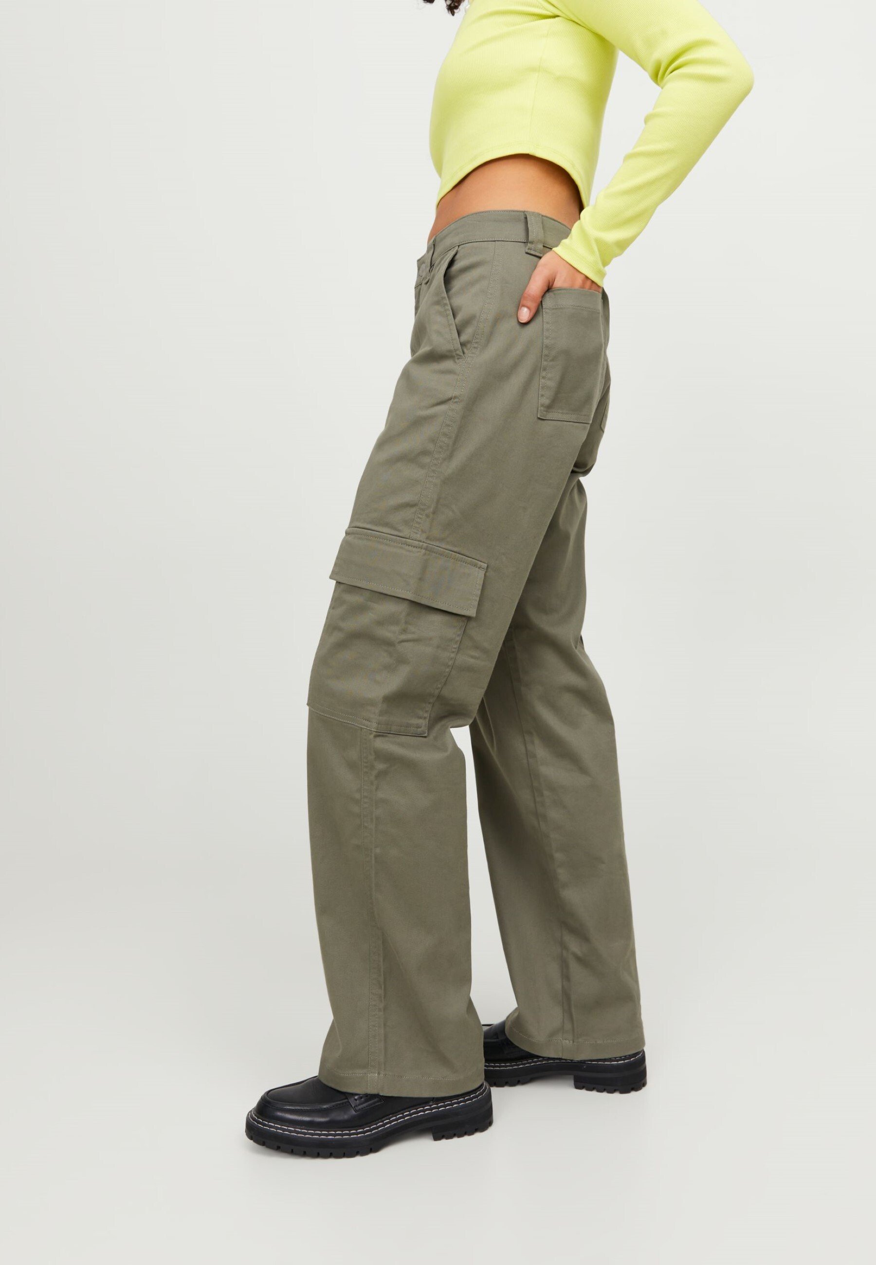 JJXX Cargo JXKENDAL Cargo - Cargo trousers - dusty olive/mottled