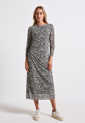 GEMUSTERTES - Freizeitkleid - beige