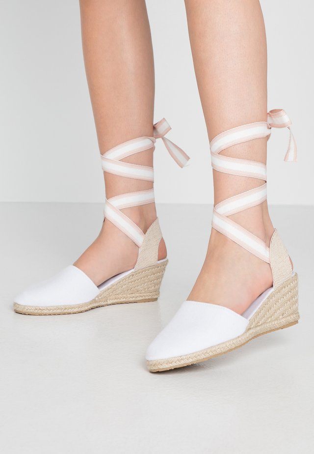 espadrilles blanches femme