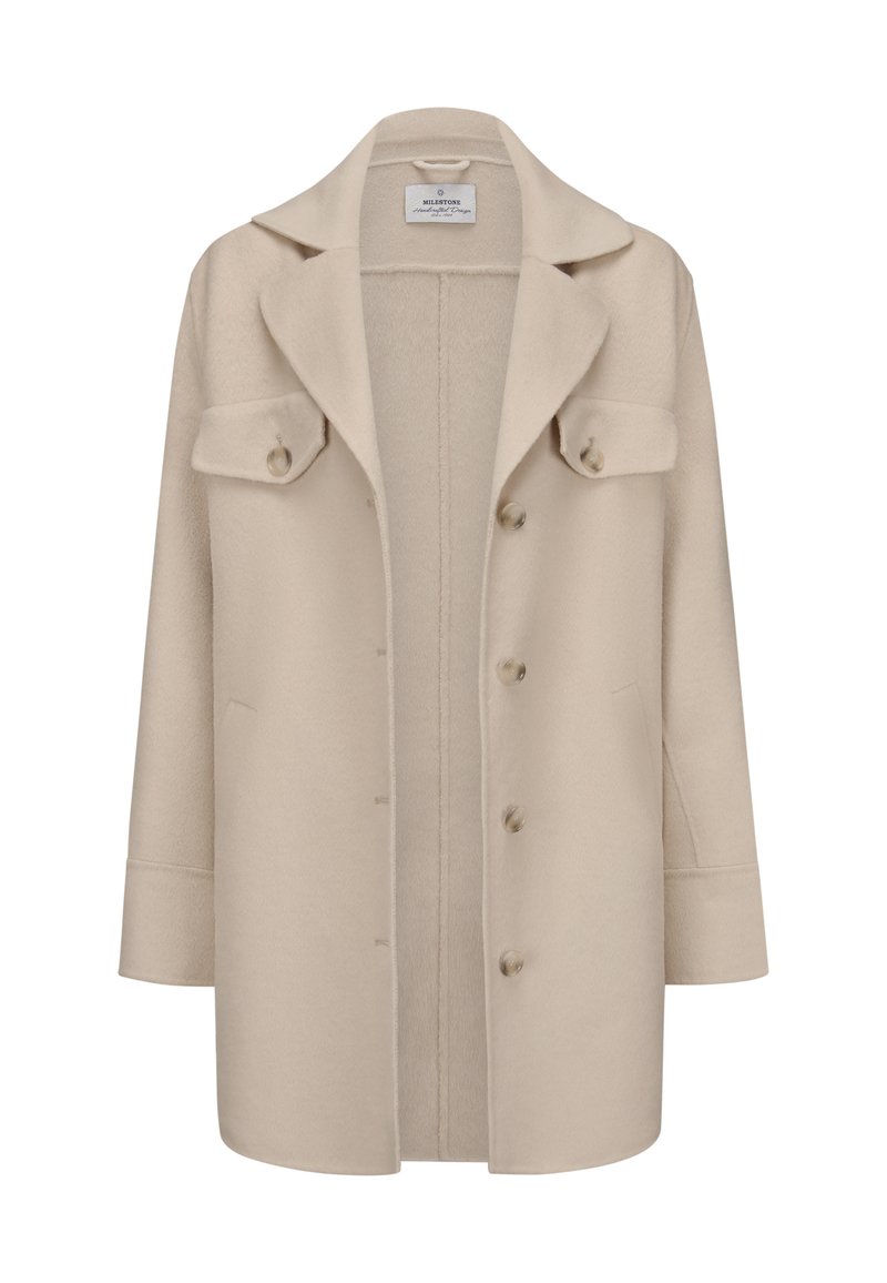 Milestone MSANN Kurzmantel hell beige/beige