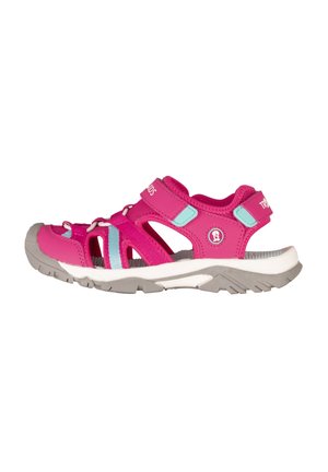TROLLKIDS, KIDS STAVANGER SANDAL XT UNISEX - Walking sandals - bright pink/dark mint