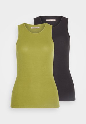 2 PACK - Topper - green/black