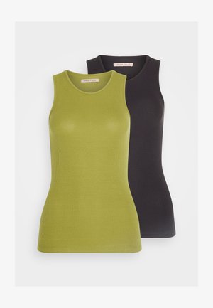 Anna Field 2 PACK - Débardeur - green/black