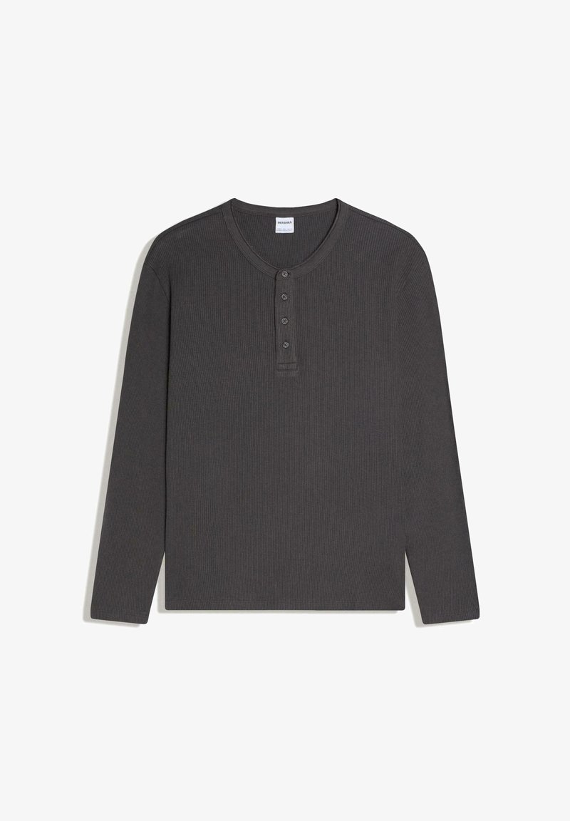 Camicia da uomo Henley a maniche lunghe in cotone Casual morbido ed elegante leg Camicia da uomo Henley a maniche lunghe in cotone Casual morbido ed elegante leg