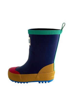 JoJo Maman Bébé, COLOURBLOCK WELLIES - Wellies - blue