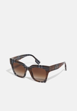 BASED CHECK - Sunglasses - brown