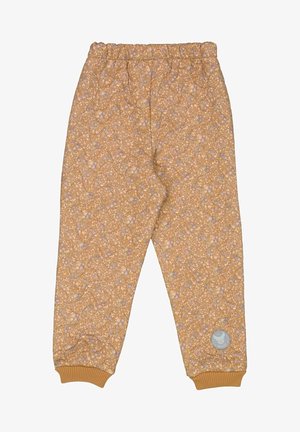 ALEX - Tracksuit bottoms - golden flowers