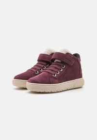 Geox THELEVEN WPF - Vysoké tenisky - prune