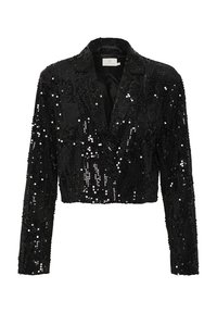 NICOLE SEQUIN - Blazer - black deep