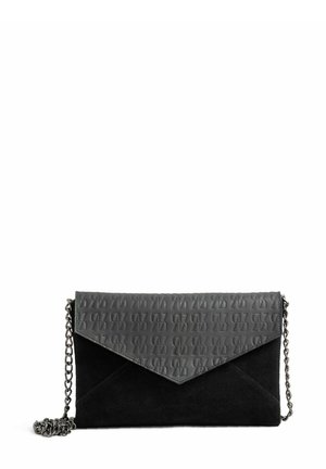 STILLMANI LOGO CLUTCH - Pikkulaukku - black