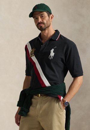 BIG PONY 20TH ANNIVERSARY CREST POLO - Poloshirts - black