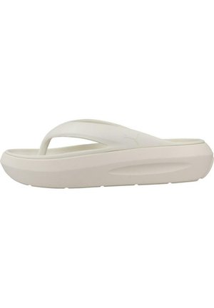 FLATTER FLIP - Chanclas de dedo - weiß