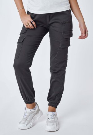 Project X Paris JOGG JEAN À POCHES MULTIPLES - Cargobukser - gris foncé