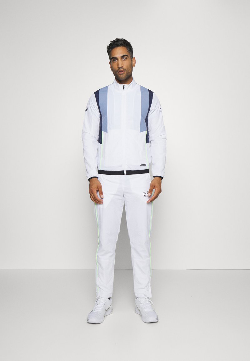 EA7 Emporio Armani TENNIS PRO SUIT Tracksuit white Zalando.ie