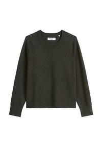 PULLOVER LONG SLEEVE - Maglione - dark green melange