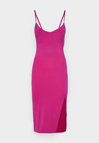 PARTY AMBER STRAPPY MIDI - Jerseyklänning - magenta